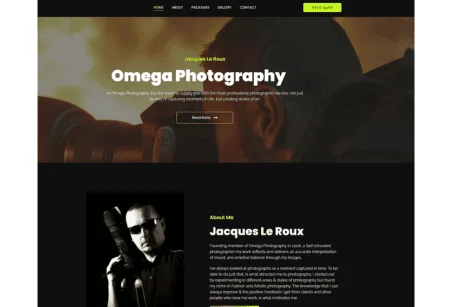A website designed and built by Hostking